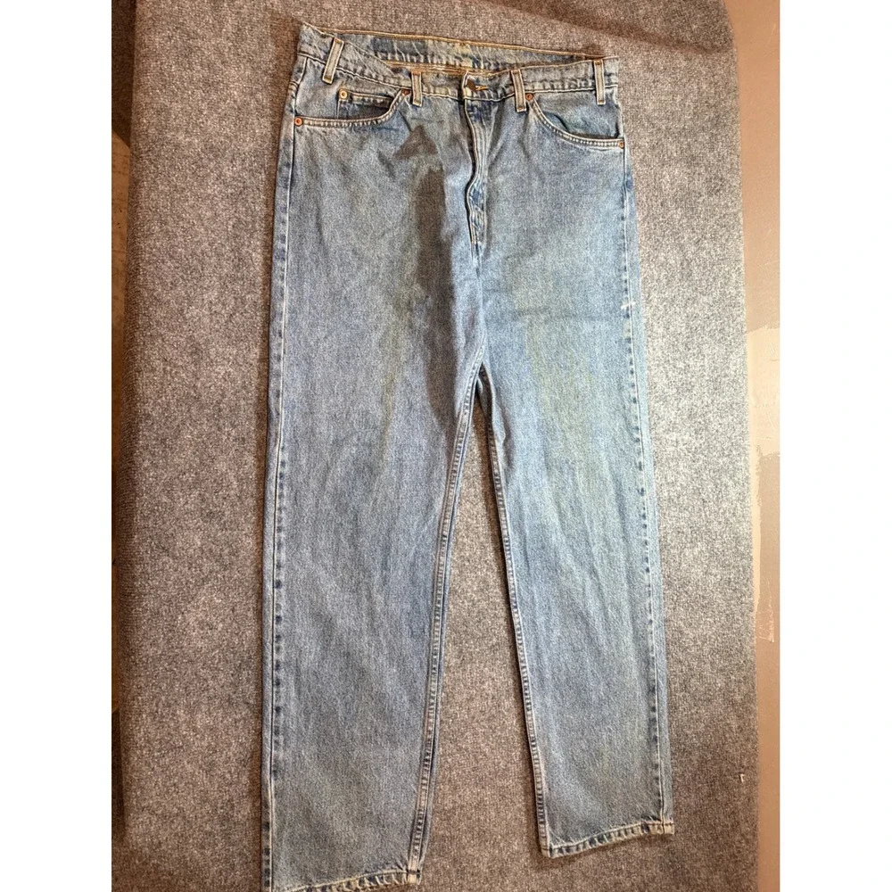 Vintage 1994 Levi's 505 Orange Tab Jeans W38x32 (Fits 36x32) Made Mexico